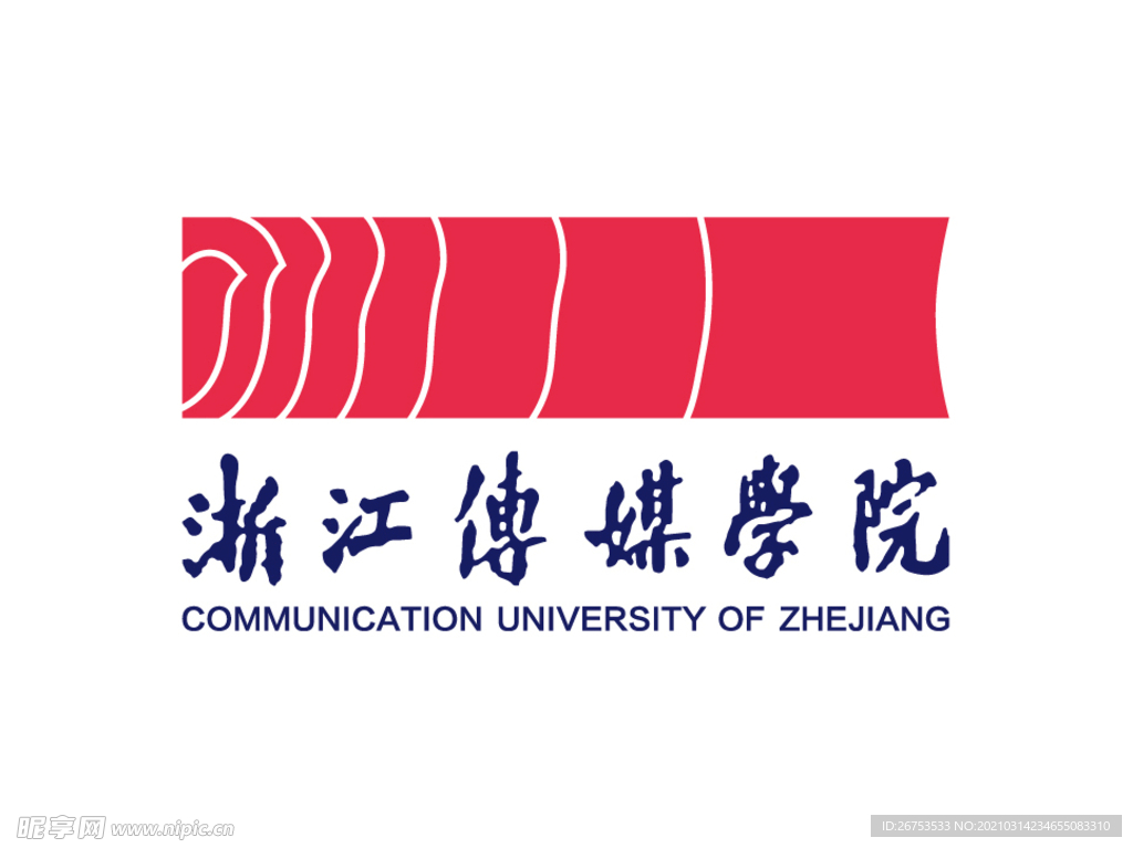 浙江传媒学院  校徽 LOGO