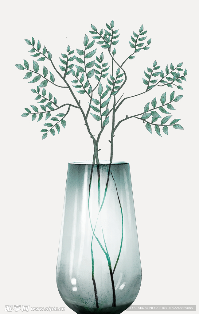 小清新植物装饰画