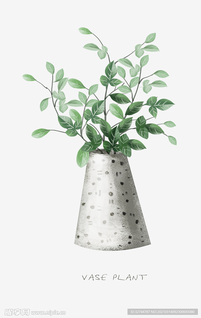 详情页植物装饰画