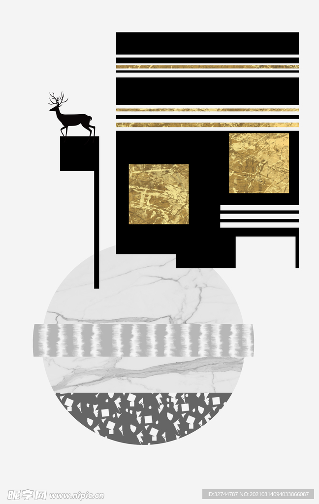 几何图形装饰画