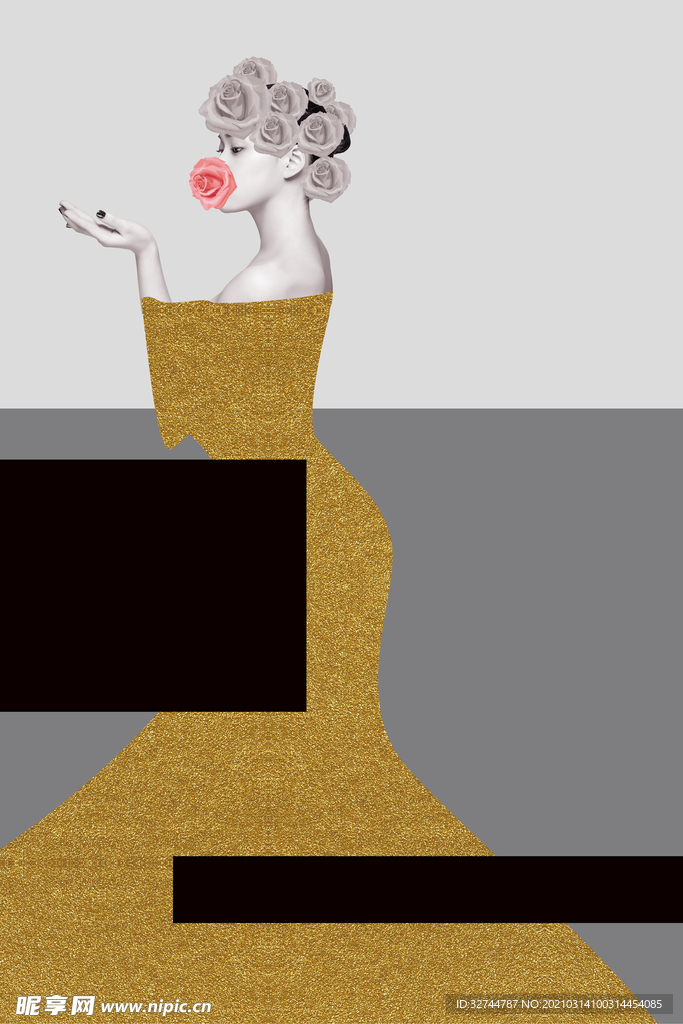 美女装饰画