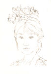 彩铅 古风气质小姐姐绘画步骤