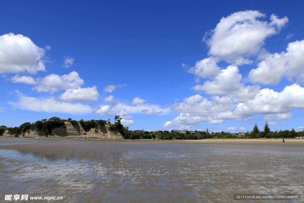 新西兰海滩风景