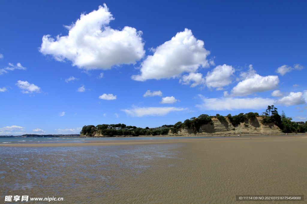 新西兰海滩风景