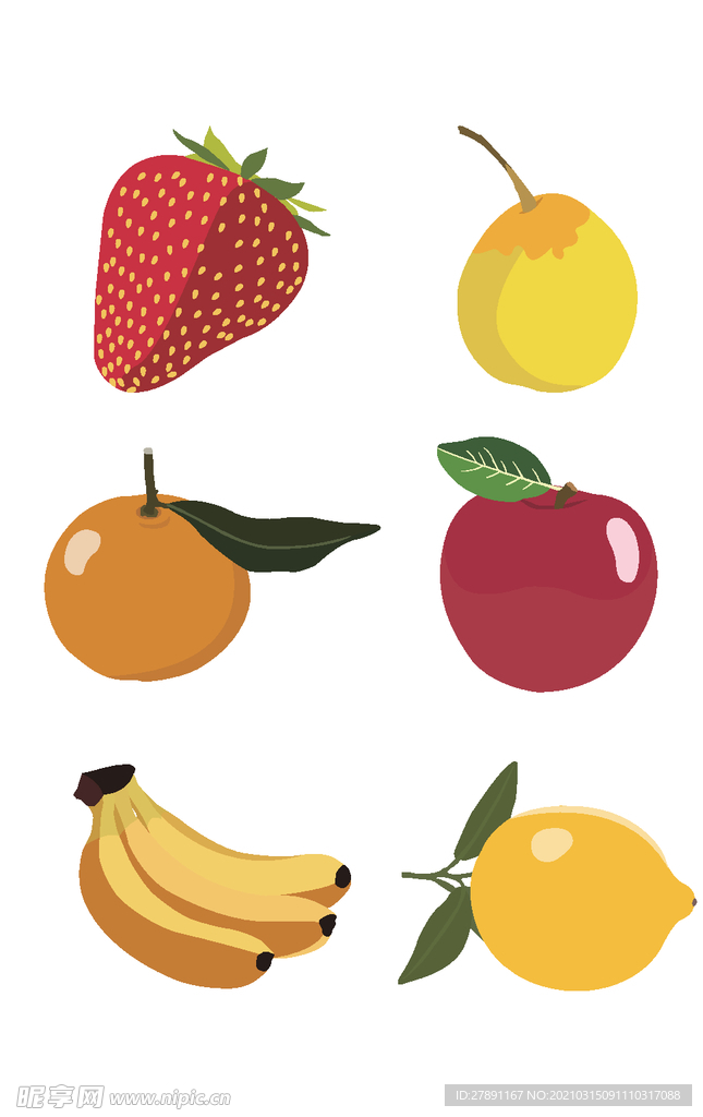 卡通水果图案