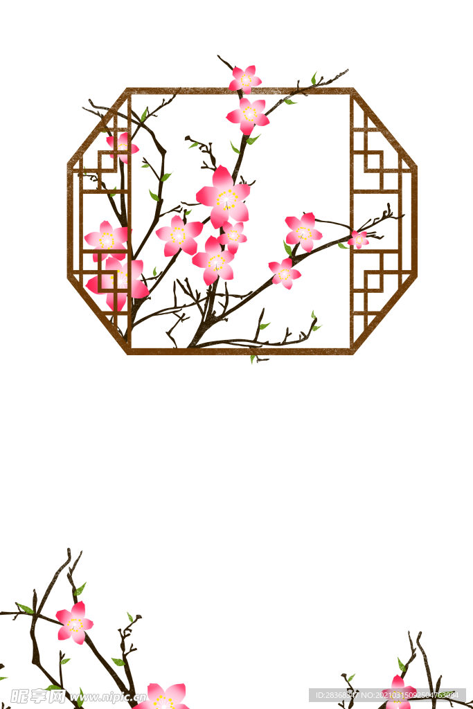 桃花素材