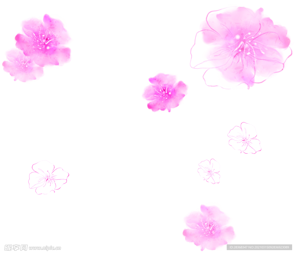 桃花素材