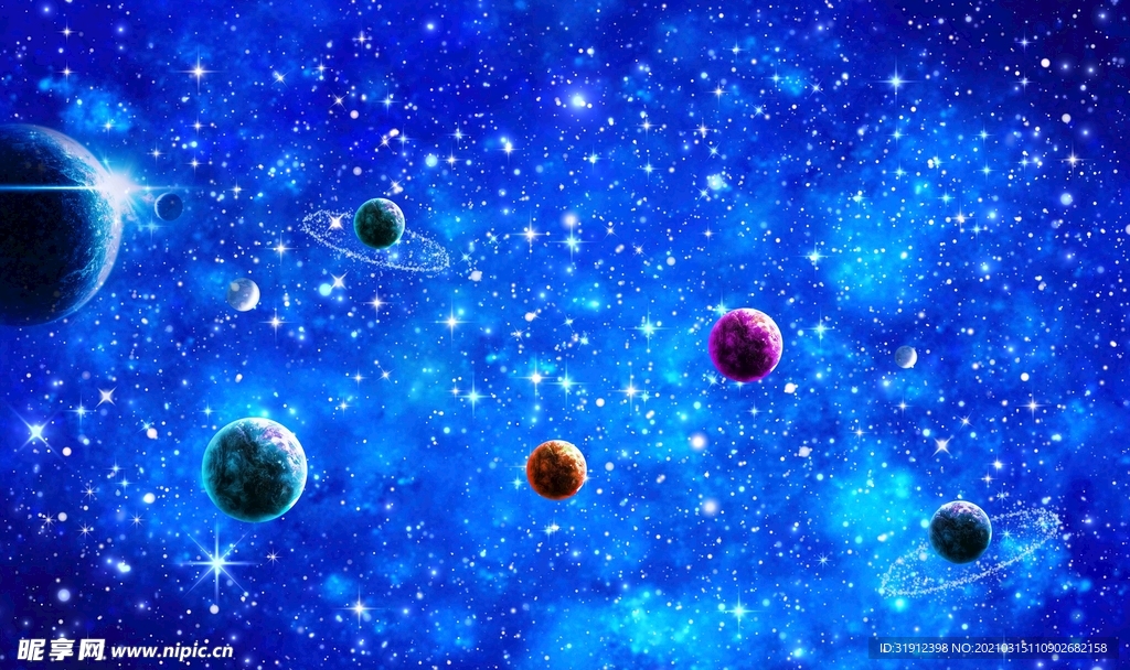 唯美星空  唯美星球 夜空