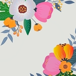 插画花朵