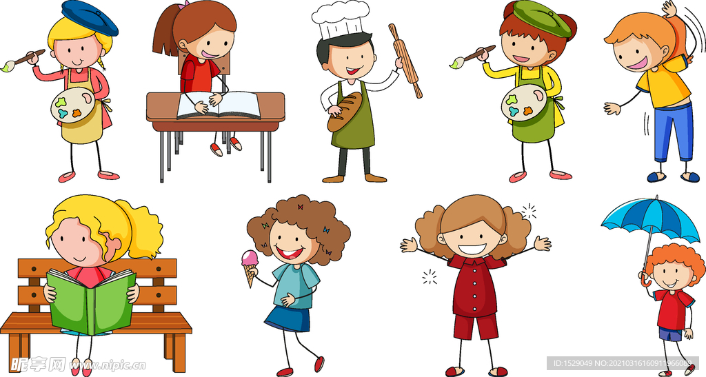 卡通儿童集合