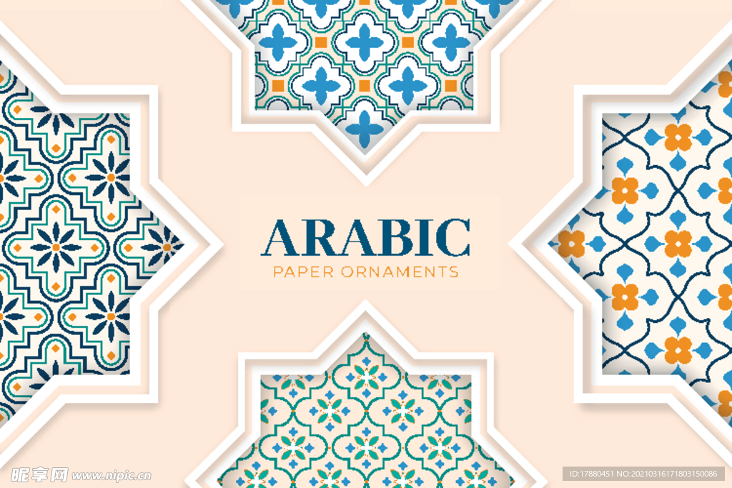 复古花纹装饰背景