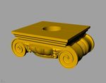 CAD装饰柱头3D模型