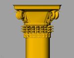 CAD装饰柱3D模型