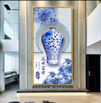 富贵平安玄关画