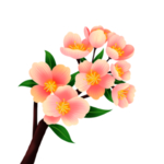 桃花背景素材