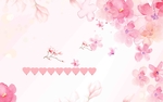 桃花背景素材