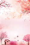 桃花背景素材