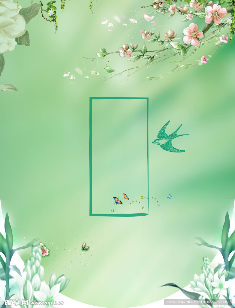 桃花背景素材