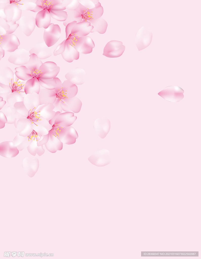 桃花背景素材