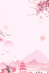 桃花背景素材