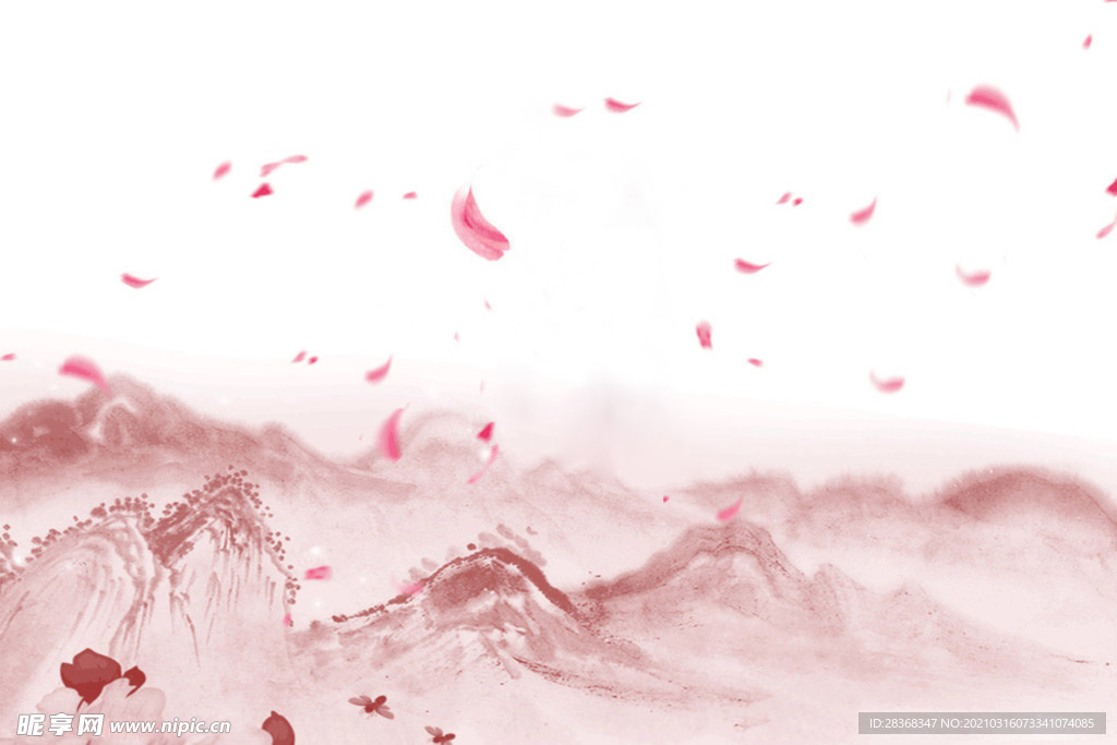桃花背景素材