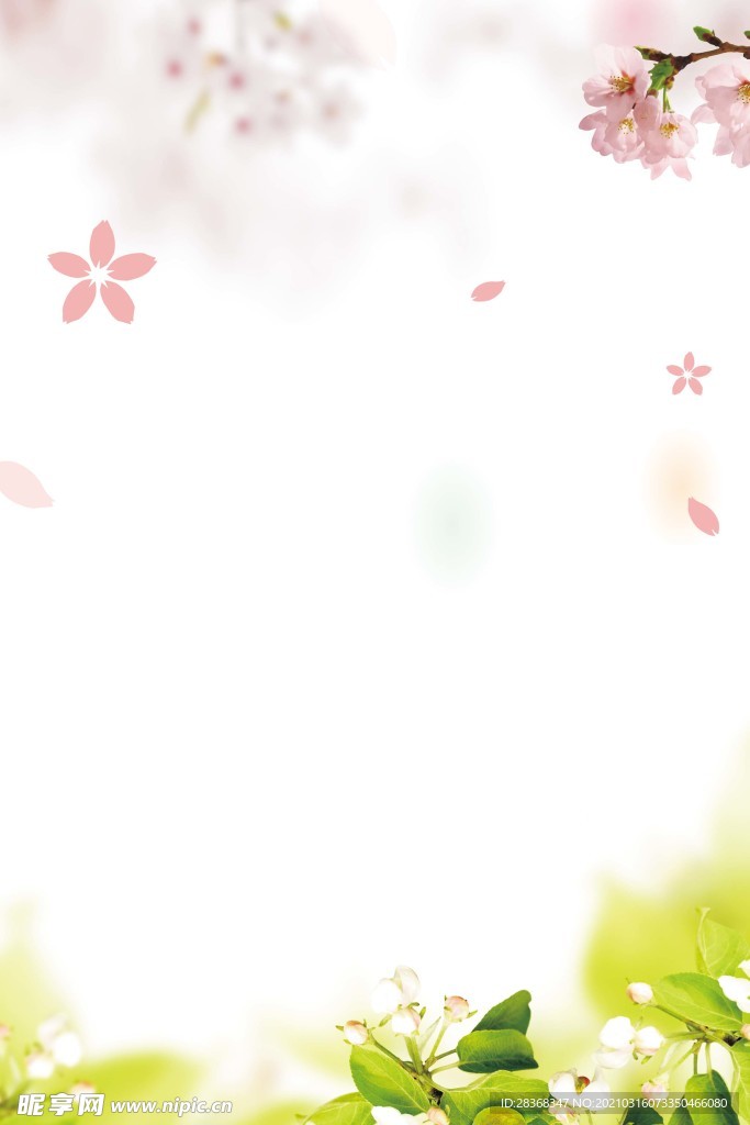 桃花背景素材