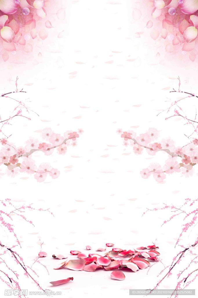 桃花背景素材