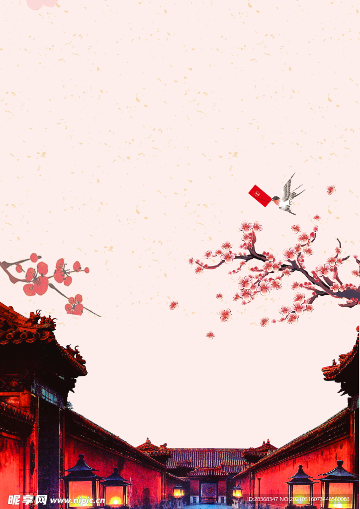 桃花背景素材