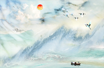 抽象石纹背景
