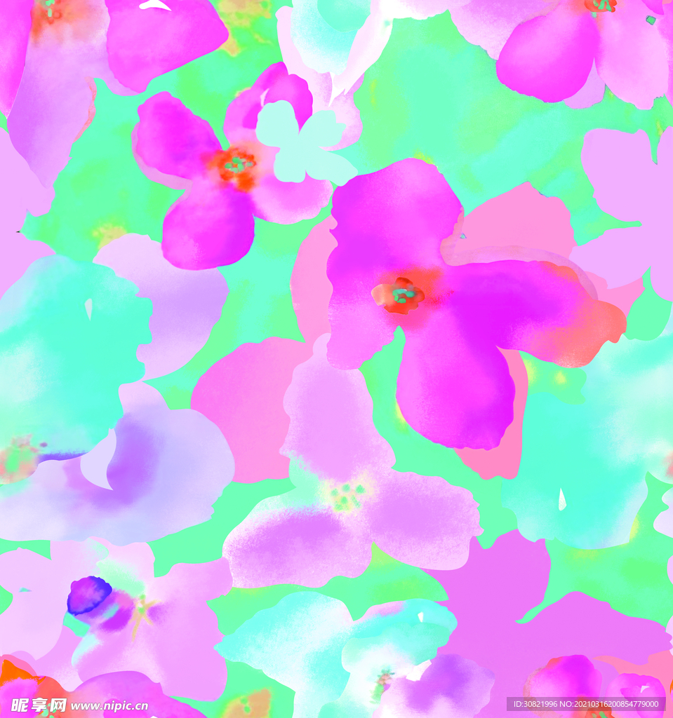 手绘花