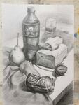素描静物组合
