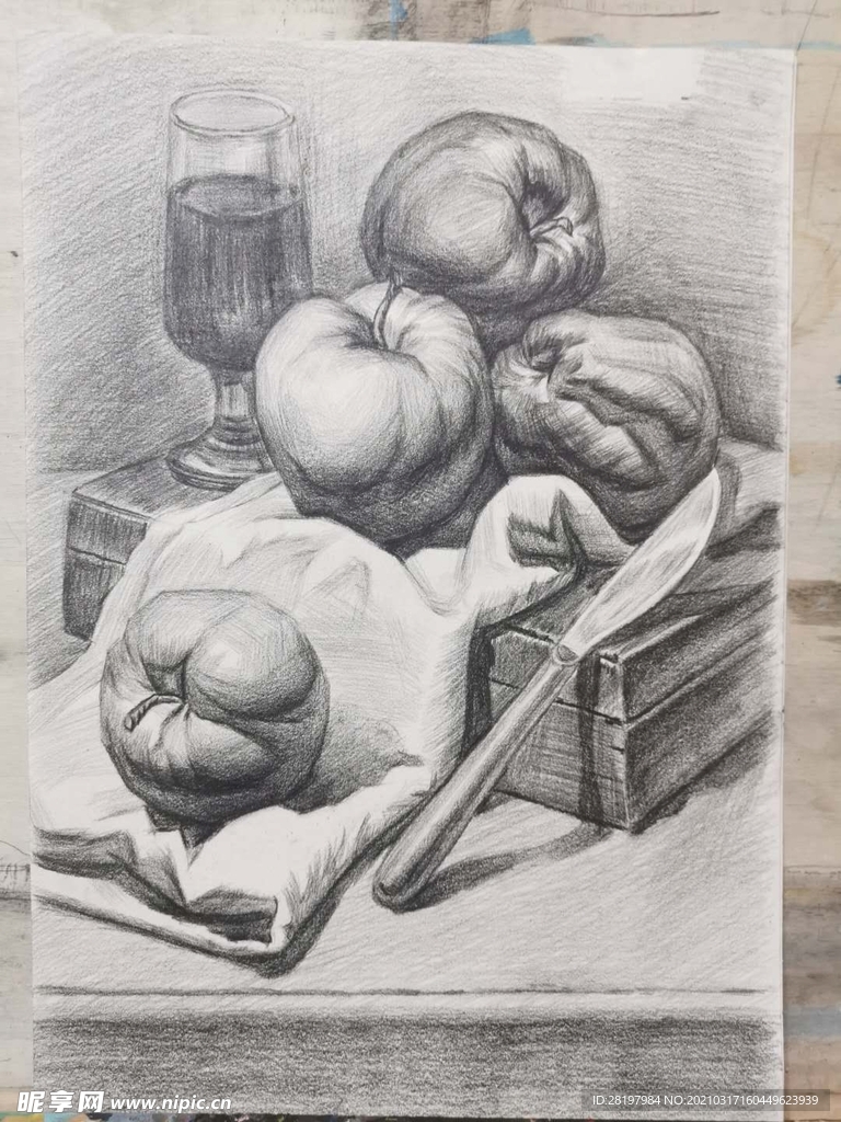 素描静物组合