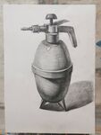 素描喷水壶