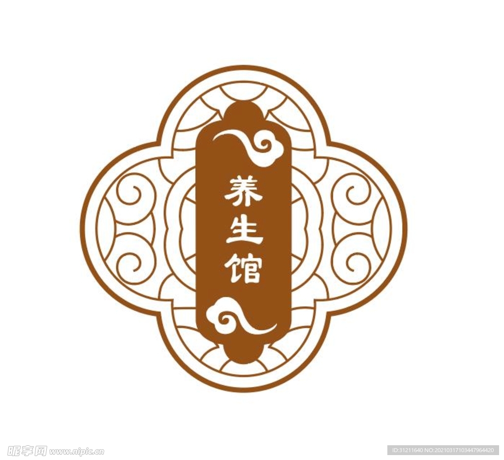 养生馆logo