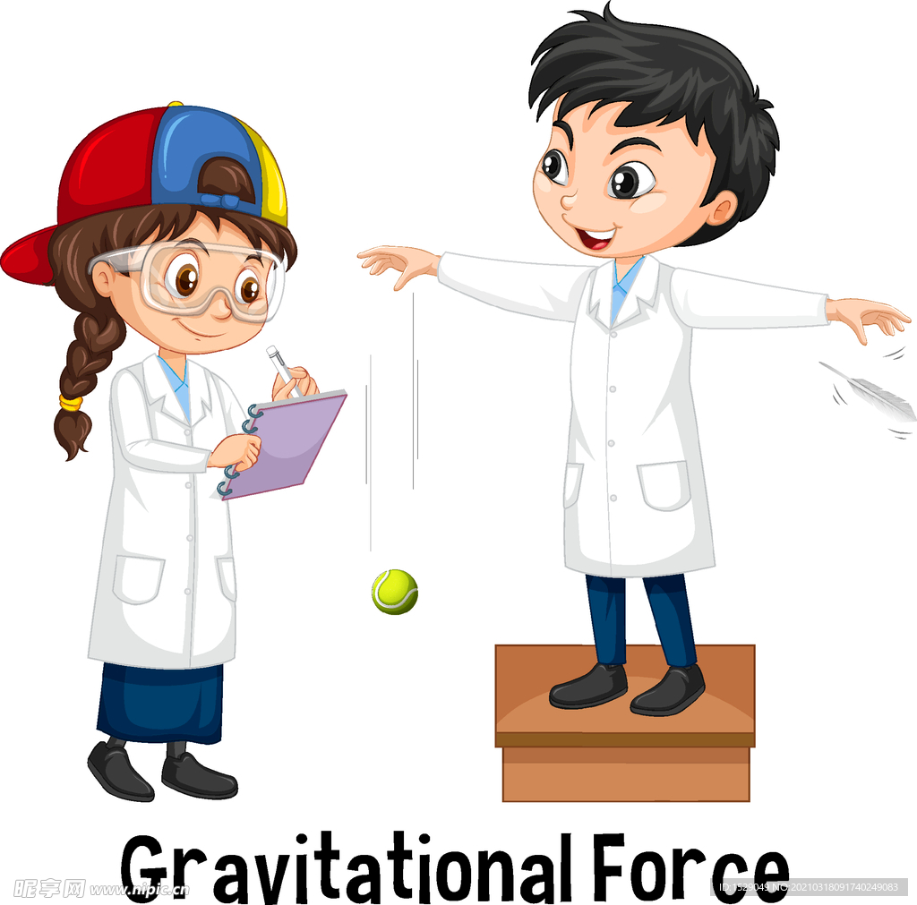 卡通化学老师