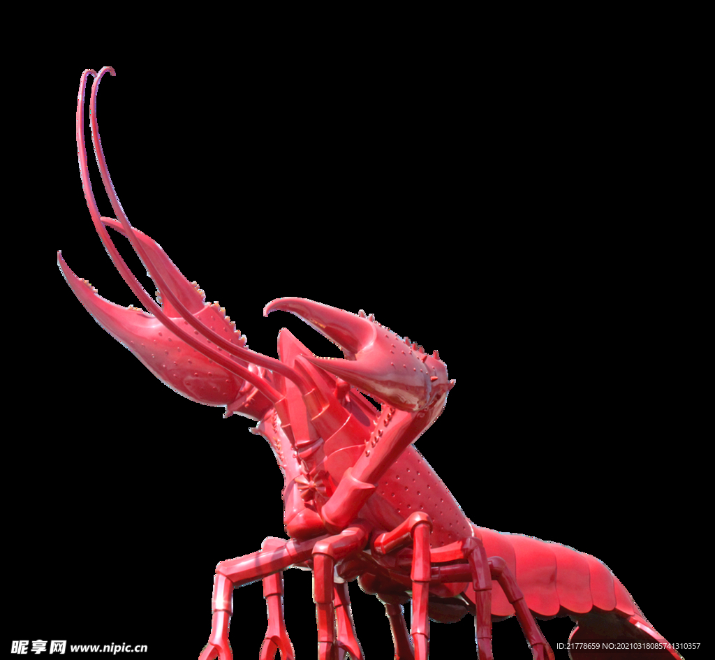 龙虾雕塑