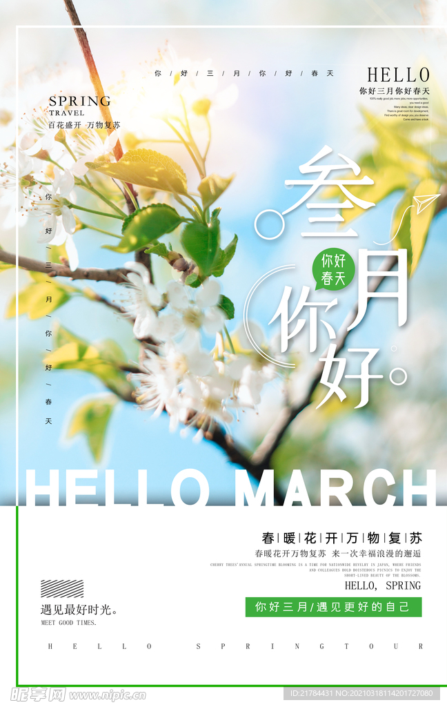 3月你好