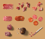 西餐美食元素