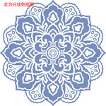 中国风花纹