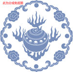 中国风花纹