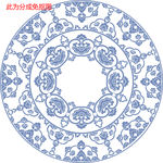中国风花纹