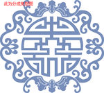 中国风花纹