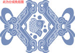 中国风花纹