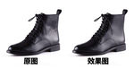 皮鞋精修图