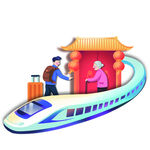 春运回家高铁