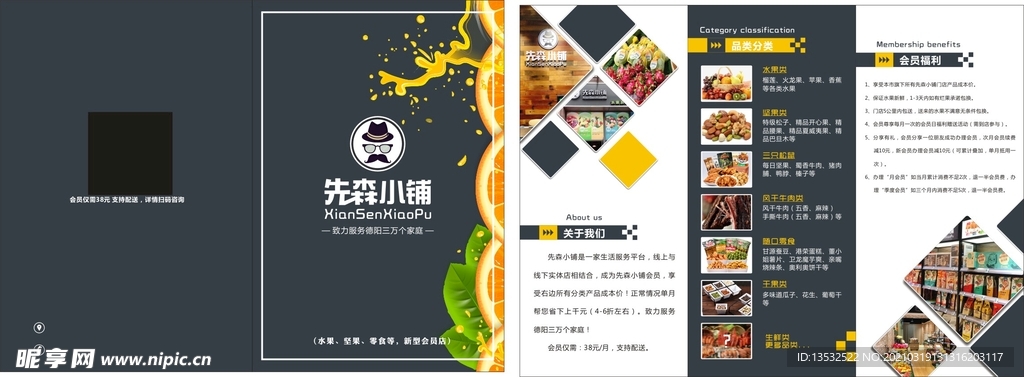 水果折页