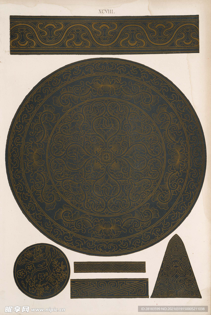 中国 中式 古典纹样 花纹