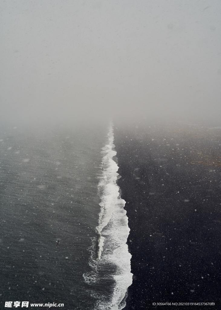 海水海滩自然生态背景素材