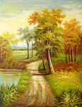 山水画 国画 墨画 名画 油画
