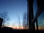夕阳西下的村庄